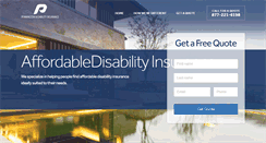 Desktop Screenshot of penningtondisabilityinsurance.com